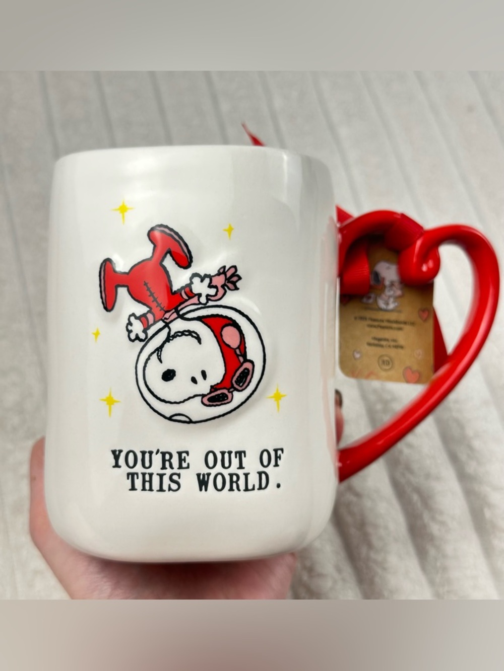 Rae Dunn Snoopy Peanuts You’re Out Of This World Mug